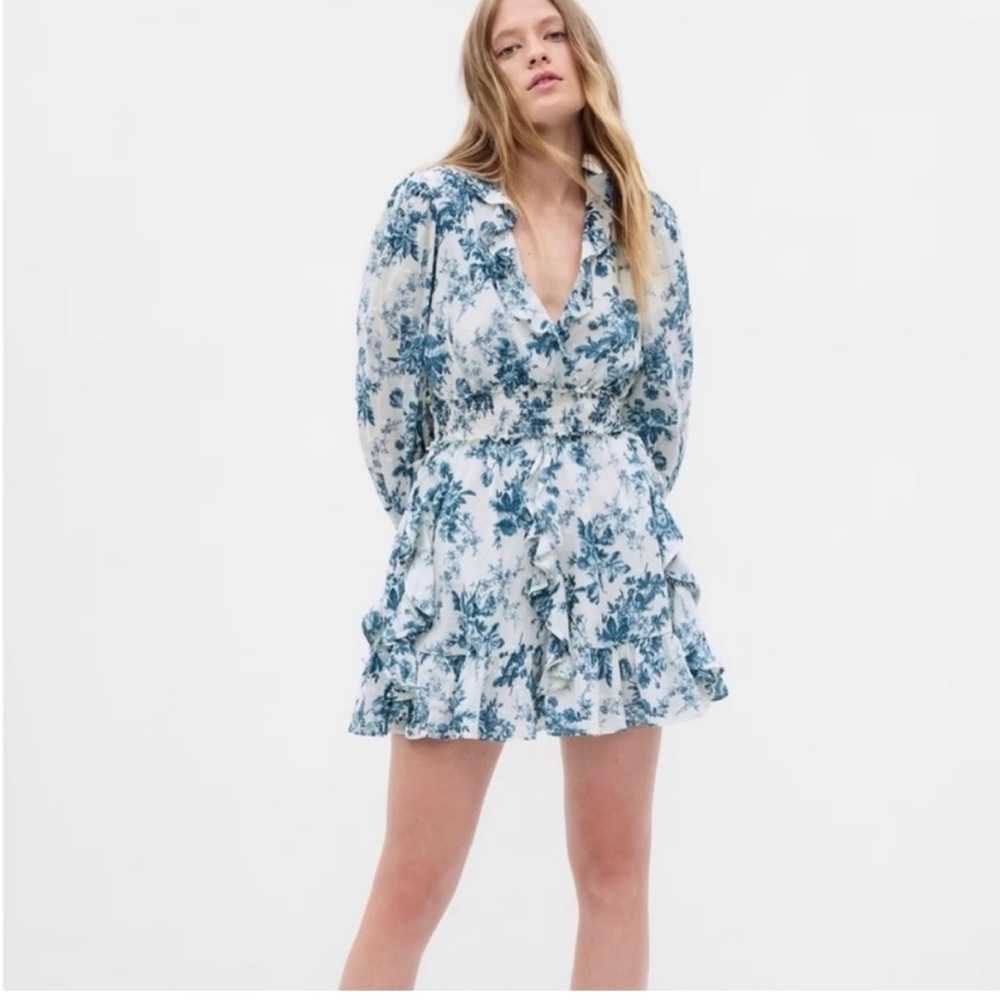 Gap × LoveShackFancy Floral Mini Dress